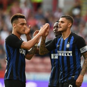  拉齐奥锋线双星联手攻破国米球门  